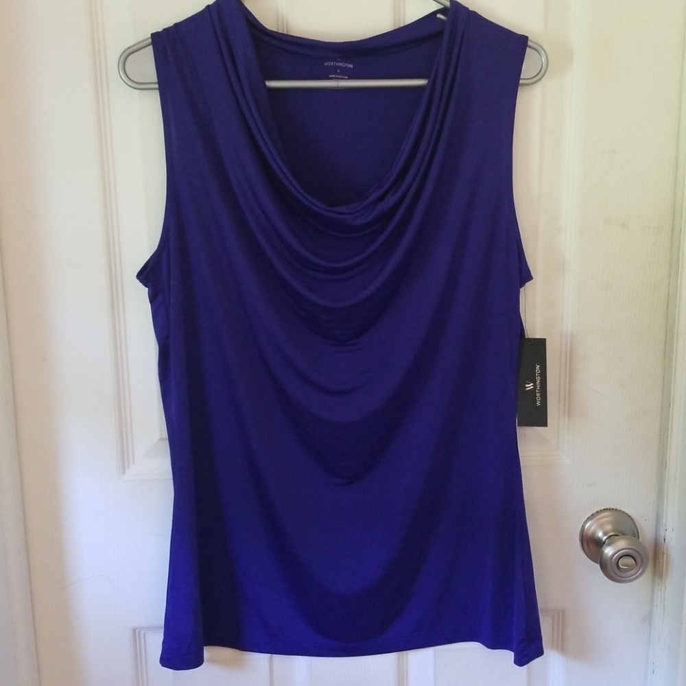 Worthington Cowl Neck Tank